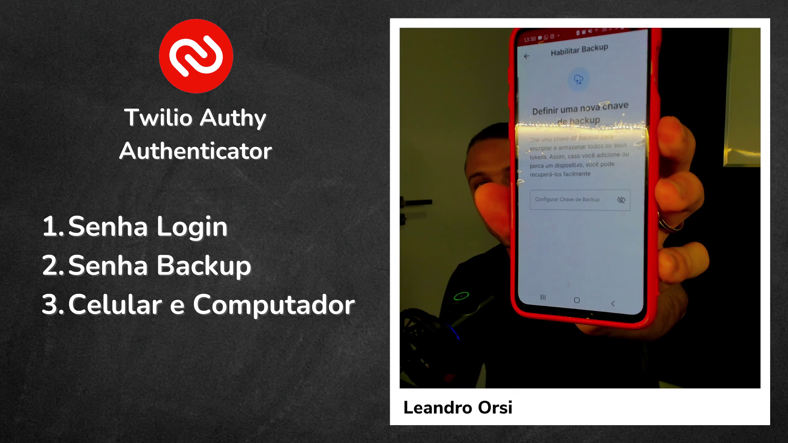 Aula sobre 2FA com Twilio Authy